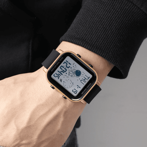 Skmei - 1971 - Space Explorer Digital Watch - Gold image 2
