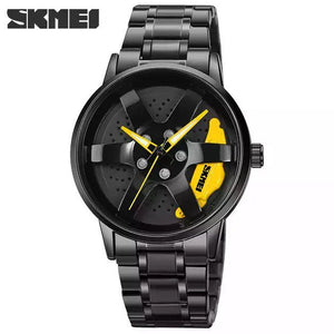 Skmei - 1787 - Rotating Wheel Rim - Yellow image 0