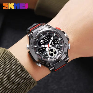 Skmei - 2223 - S-shock Sport Watch - Black/Silver image 1