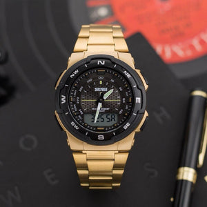Skmei - 1370 - Navitech Dual Display Watch - Gold image 5