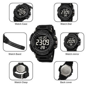 Skmei - 2422 - Digital Big Dial Shock Sports Watch - black image 4