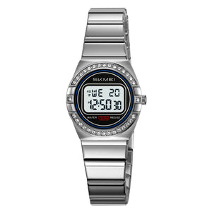 SKMEI - 2446 - Women Digital Stainless Steel Watch - silver image 0