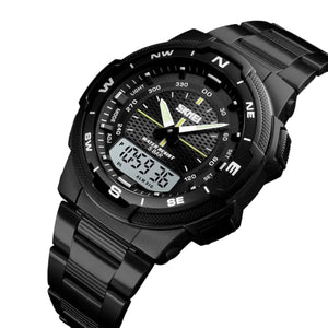 Skmei - 1370 - Navitech Dual Display Watch - Black/White image 0