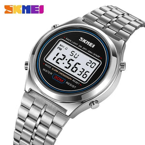 Skmei - 2146 - Luminous 50m Waterproof Mutifunctional - Silver image 1