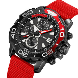 Skmei - 9381 - Men’s Sports Chronograph Watch - Red image 0