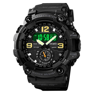 Skmei - 1637 - Warrior Dual Display Watch - Black image 5