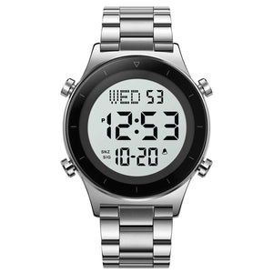 SKMEI 2079 Digital Electronic Waterproof Multifunctional - Silver-Steel