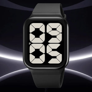 SKMEI - 1995 - Big Display Digital Watch - black/black image 0