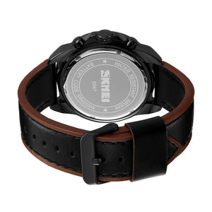 SKMEI - 9347 - Chronograph High Quality Luxury Watch - Black/Black image 3