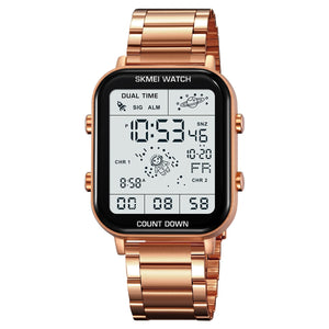 Skmei - 2301 - Digital Electronic Chronograph Sports Watch - rose gold image 0