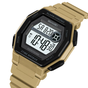 SKMEI - 2552 - Digital Sports Watch - apricot image 0