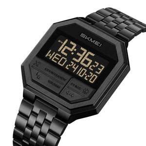Skmei - 2350 - Digital MultifunctionalSports Watch with Dual Time - Black image 0