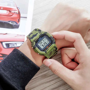SKMEI 1628 Classic Digital Sports Watch - ArmyGreen/Camo