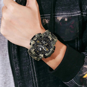 SKMEI 1818 Digital Sports Watch - GreenCamo