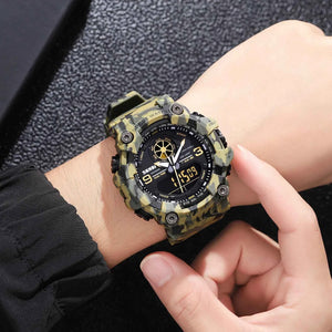 SKMEI 1818 Digital Sports Watch - GreenCamo