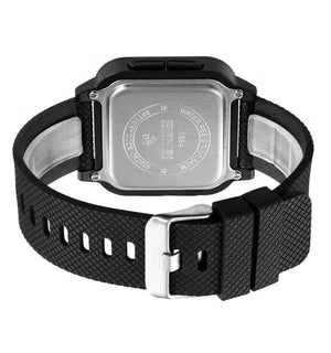 SKMEI 1894 Classic Digital Square Watch - Black/white