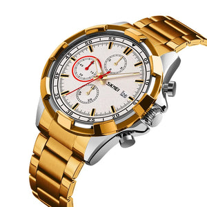 SKMEI - 9192 - Premium Chronograph Analog Watch - gold image 0