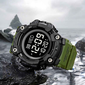 SKMEI 1968 Rugged Digital Sports Watch - ArmyGreen