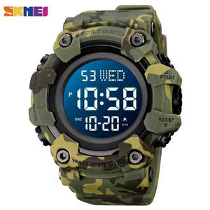 SKMEI 1968 Rugged Digital Sports Watch - GreenCamo