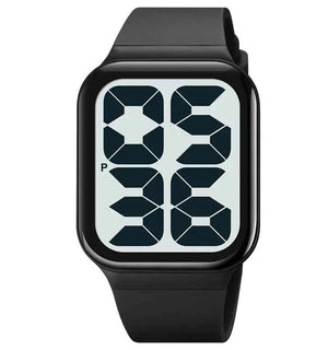 SKMEI 1995 Modern Digital Watch - Black/White