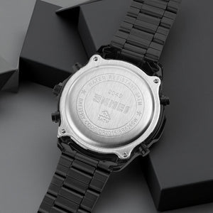 Skmei - 2049 - Multifunctional Waterproof Watch - Black/White image 2