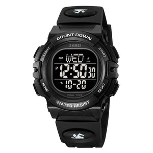 SKMEI 2164 Rugged Digital Sports Watch - Black/Black
