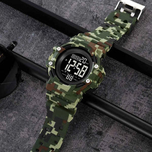 SKMEI 2195 Rugged Digital Sports Watch - ArmyGreen/Camo
