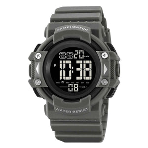 SKMEI 2195 Rugged Digital Sports Watch - Grey