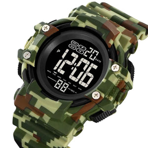 SKMEI 2195 Rugged Digital Sports Watch - ArmyGreen/Camo