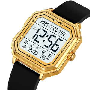 Skmei – 2559 – Digital Classic Sports Watch – Gold / Silica image 0