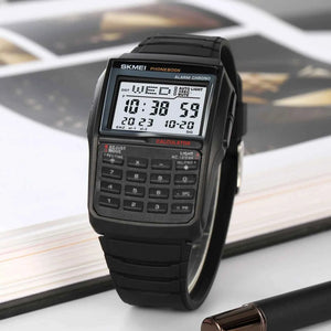 SKMEI 2255 Calculator Digital Watch - Black