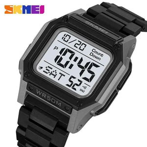 SKMEI 2264 Multifunctional Sport Watch - Black/Grey/White