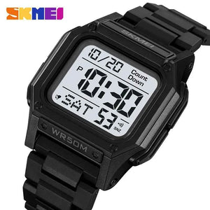 SKMEI 2264 Multifunctional Sport Watch - Black/White
