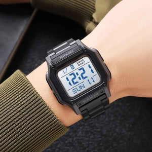 SKMEI 2264 Multifunctional Sport Watch - Black/Grey/White