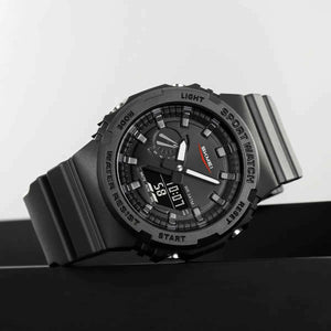 SKMEI 2351 Analog Digital Sports Watch - Black/Black