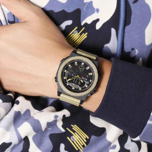 SKMEI 2355 Tactical Sport Dual Display Watch - Apricot
