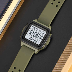 SKMEI 2515 Digital Sports Watch - ArmyGreen