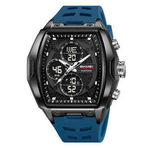 SKMEI 2601 Dual Display Sports Watch - LakeBlue