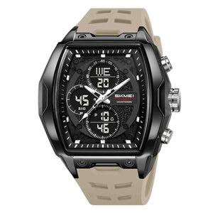 SKMEI 2601 Dual Display Sports Watch - Apricot