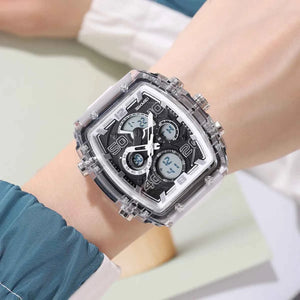 SKMEI 2603 Premium Multi-Time Digital Sports Watch - White