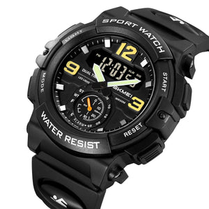 Skmei - 2341 - Power Strike Dual Display Watch - Black image 0