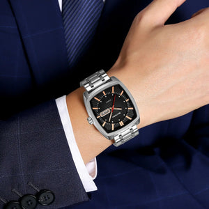 SKMEI - 9354 - Business Analog Quartz Watch - Black image 2