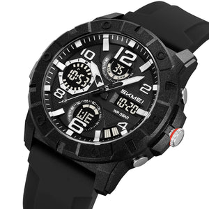 Skmei - 2487 - Urban Storm Dual Display Watch - Black image 0