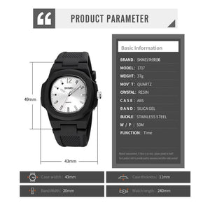 Skmei - 1717 - Quartz Sports Waterproof - Silver image 7
