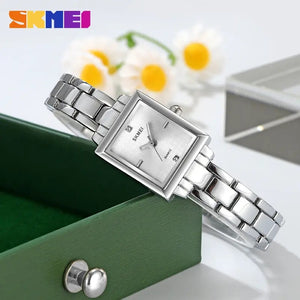 SKMEI - 2315 - Women Vintage Quartz Watch - silver/silver image 0