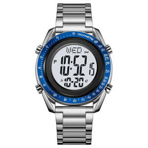 Skmei - 2145 - Smart Digital Features Watch - Silver/Blue image 0