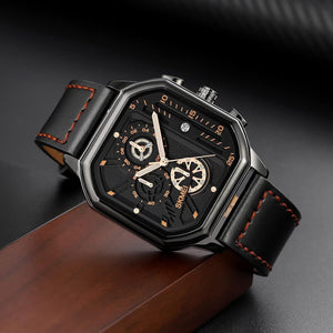 Skmei - 1963 - Waterproof Watch With Date Countdown - Black/RoseGold image 0