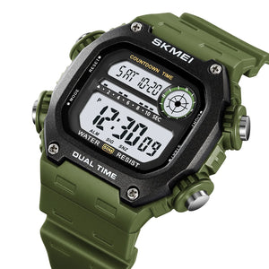 Skmei - 2126 - Luminous 50m Waterproof Mutifunctional - ArmyGreen image 1