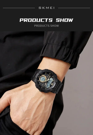 Skmei - 1881 - 50M Waterproof - Black/White image 3