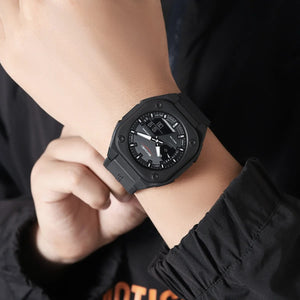 Skmei - 2328 - World Master Dual Display Watch - Black image 5